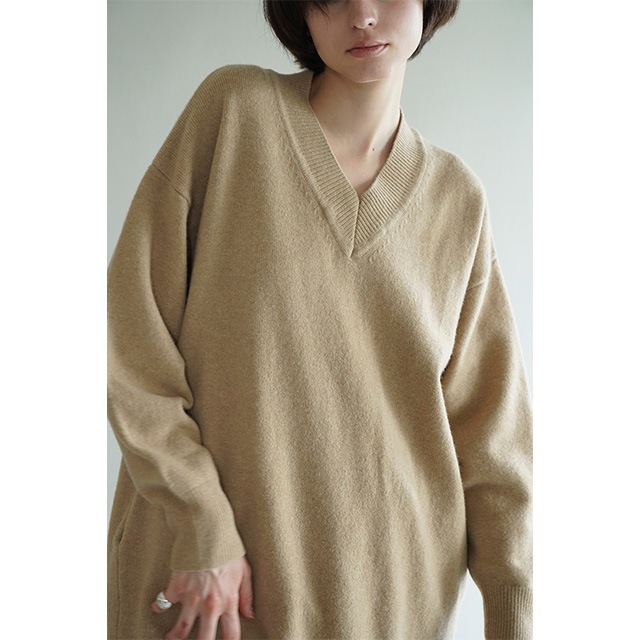 CLANE / ����� V NECK LOOSE KNIT ONEPIECE