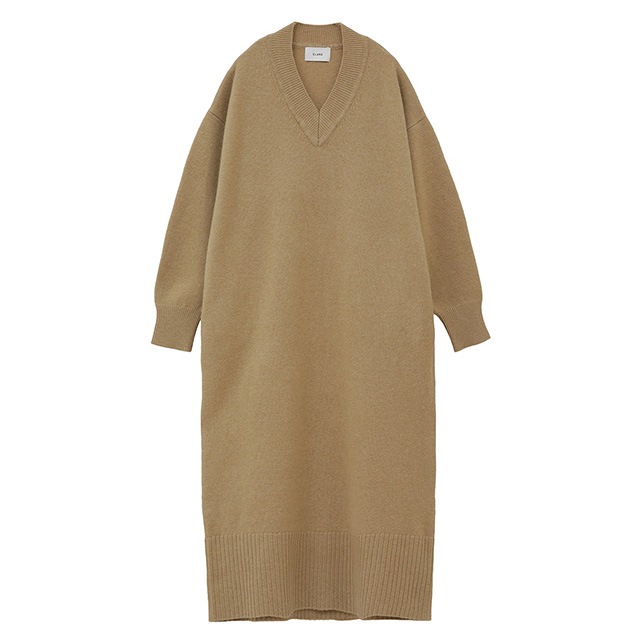 CLANE / ����� V NECK LOOSE KNIT ONEPIECE