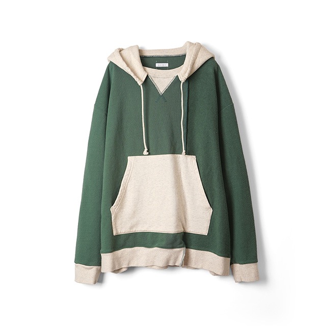Name. / ASYMMETRIC SWITCHING HOODIE