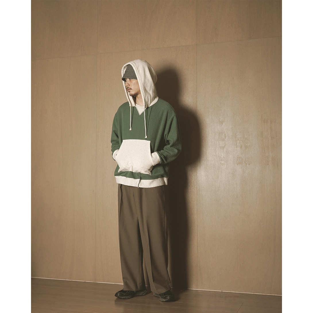 Name. / ASYMMETRIC SWITCHING HOODIE