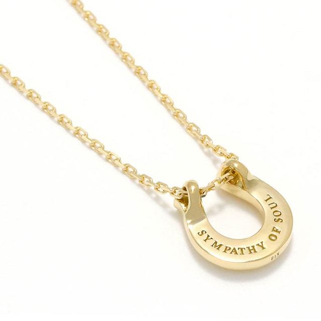 ����ѥ������֥����� Ridge Horseshoe Necklace K18YG