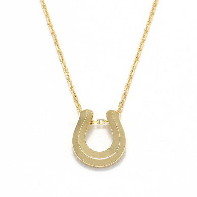����ѥ������֥����� Ridge Horseshoe Necklace K18YG