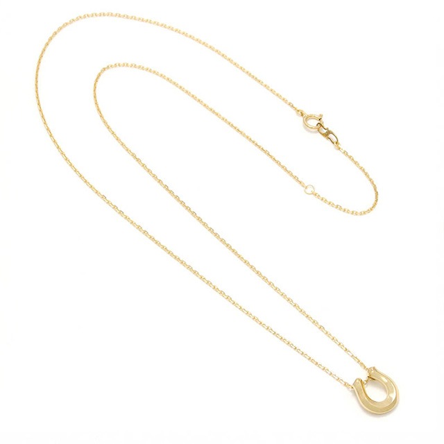 ����ѥ������֥����� Ridge Horseshoe Necklace K18YG