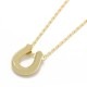 ����ѥ������֥����� Ridge Horseshoe Necklace K18YG