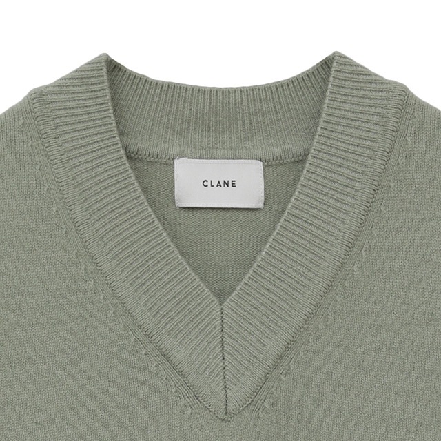 CLANE / ����� V NECK LOOSE KNIT ONEPIECE