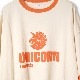 Name. / 40/2 COTTON PRINT TEE "UNICORN RECORD"