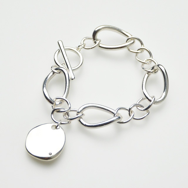 Nothing And Others / �ʥå��󥰥���ɥ������� Twist Chain Plate Bracelet