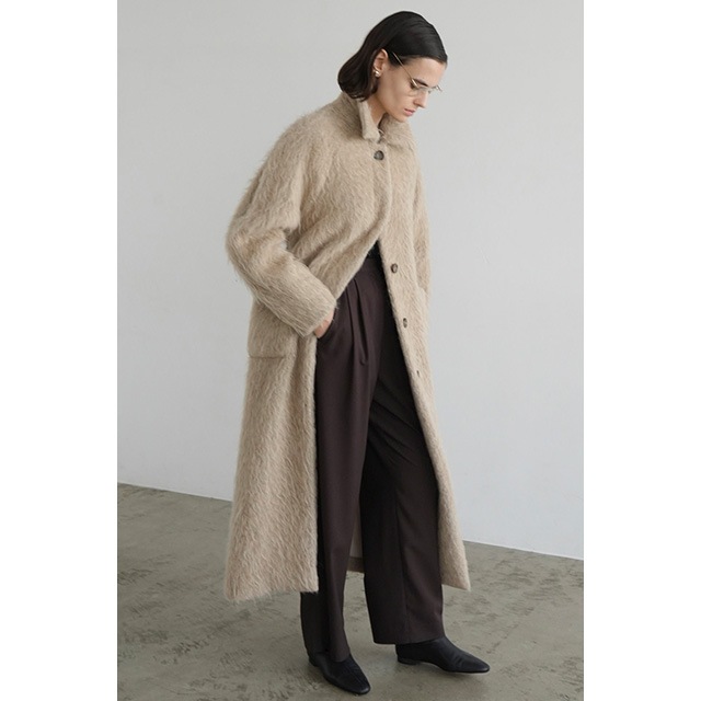 CLANE / ����� LONG SHAGGY LADY MAXI COAT