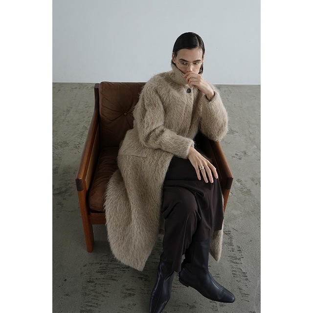 CLANE / ����� LONG SHAGGY LADY MAXI COAT