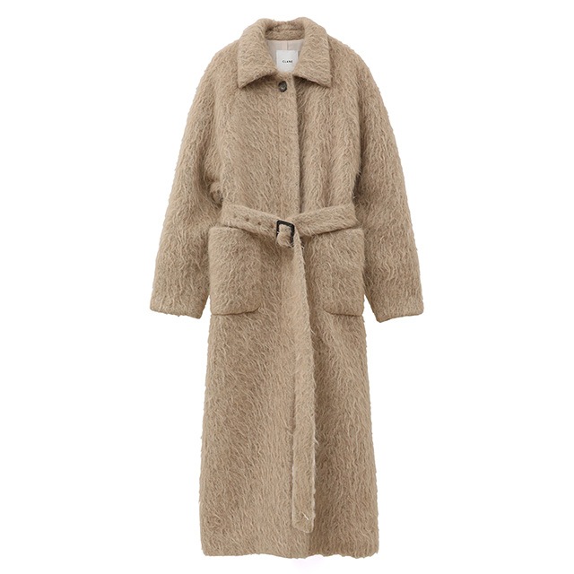 CLANE / ����� LONG SHAGGY LADY MAXI COAT