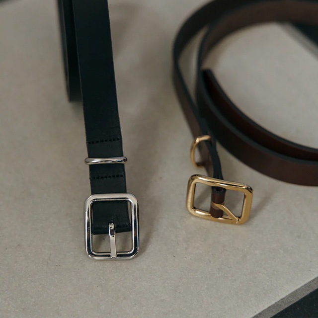 CREDONA / ����ɥ� NARROW LEATHER BELT