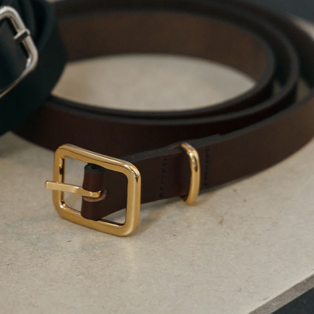 CREDONA / ����ɥ� NARROW LEATHER BELT
