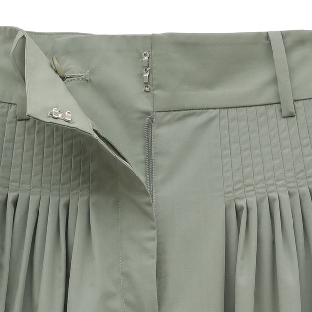 CLANE / ����� TUCK DESIGN WIDE PANTS