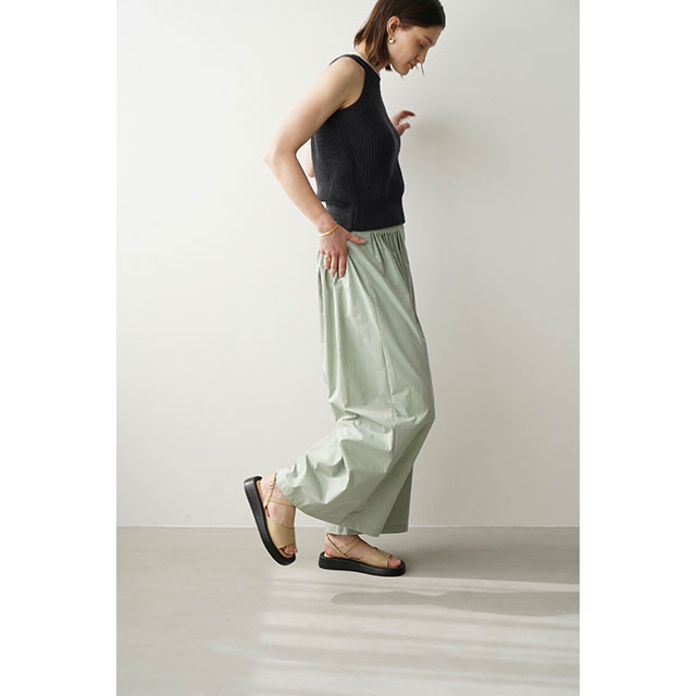 CLANE / ����� TUCK DESIGN WIDE PANTS