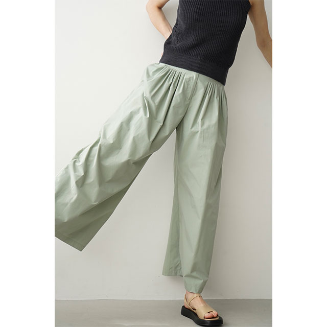 CLANE / ����� TUCK DESIGN WIDE PANTS