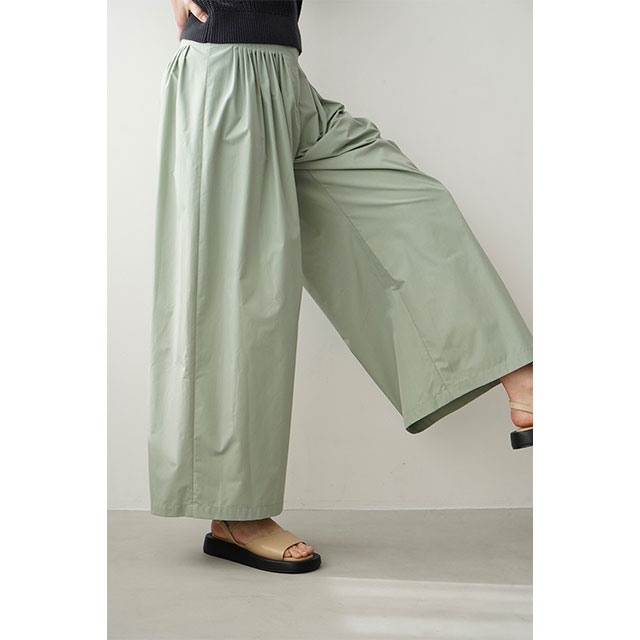 CLANE / ����� TUCK DESIGN WIDE PANTS