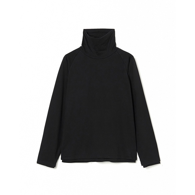FORSOMEONE / LAYERED HI-NECK SHIRT