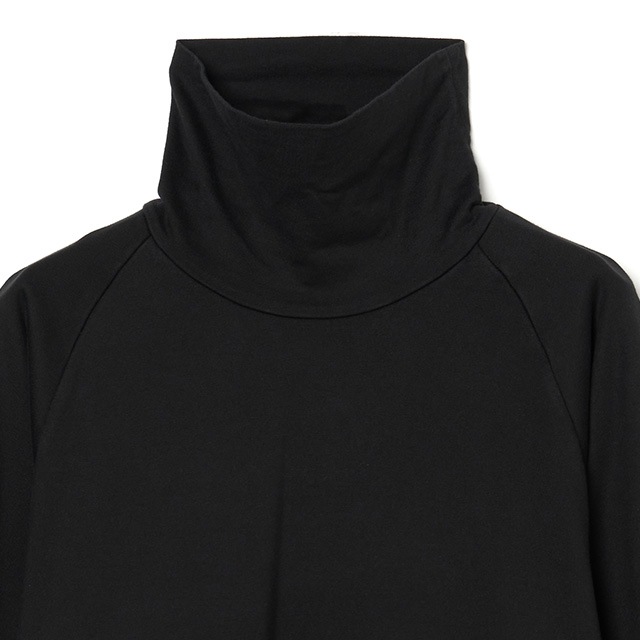 FORSOMEONE / LAYERED HI-NECK SHIRT