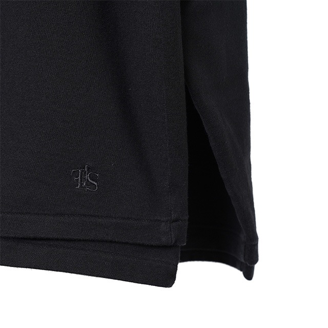 FORSOMEONE / LAYERED HI-NECK SHIRT