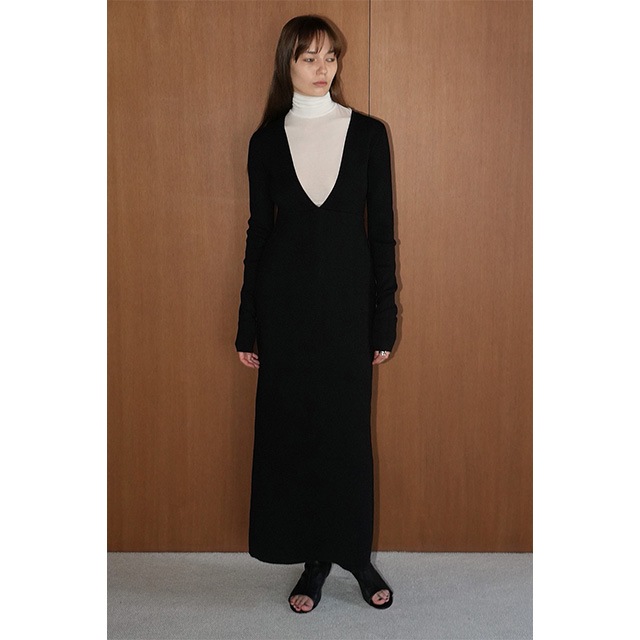 CLANE / ����� W FACE KNIT ONEPIECE