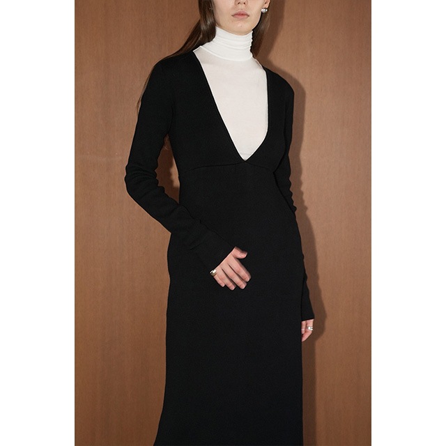 CLANE / ����� W FACE KNIT ONEPIECE