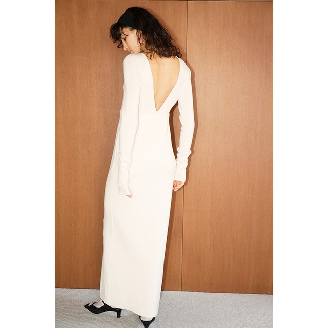 CLANE / ����� W FACE KNIT ONEPIECE