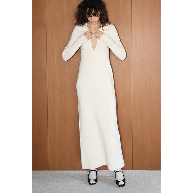 CLANE / ����� W FACE KNIT ONEPIECE