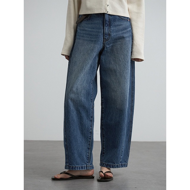 CREDONA / ɥ WIDE BEETLE DENIM PANTS