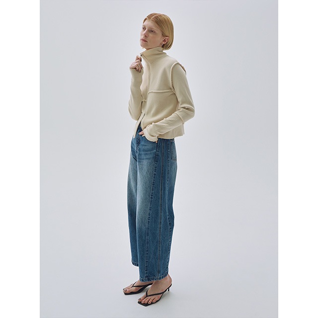 CREDONA / ɥ WIDE BEETLE DENIM PANTS