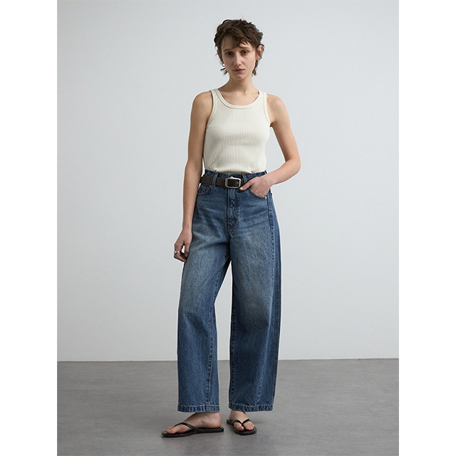 CREDONA / ɥ WIDE BEETLE DENIM PANTS