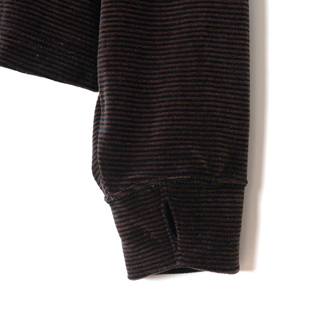 Name. / VELOUR BORDER LONG SLEEVE TEE