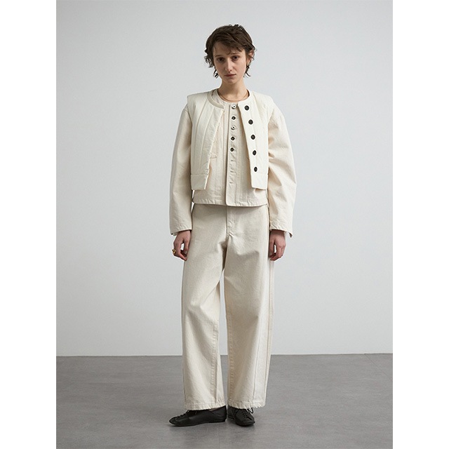 CREDONA / ����ɥ� WIDE BEETLE DENIM PANTS