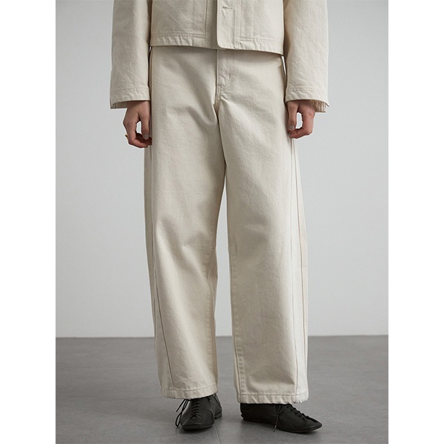 CREDONA / ����ɥ� WIDE BEETLE DENIM PANTS