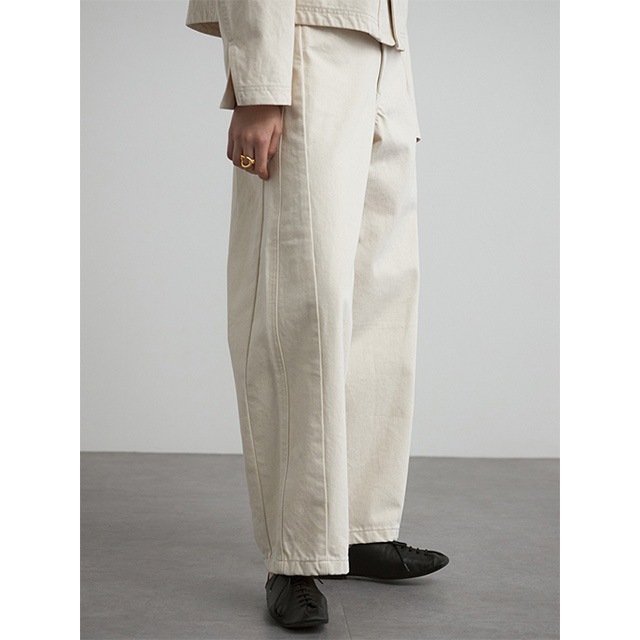 CREDONA / ����ɥ� WIDE BEETLE DENIM PANTS