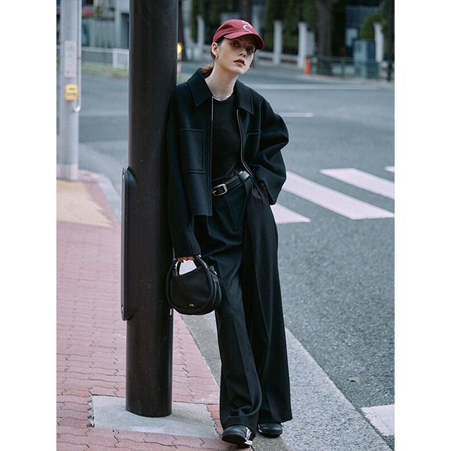 CREDONA / ����ɥ� WOOL SHORT ZIP JACKET COAT