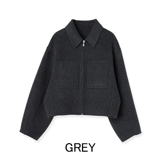 CREDONA / ����ɥ� WOOL SHORT ZIP JACKET COAT