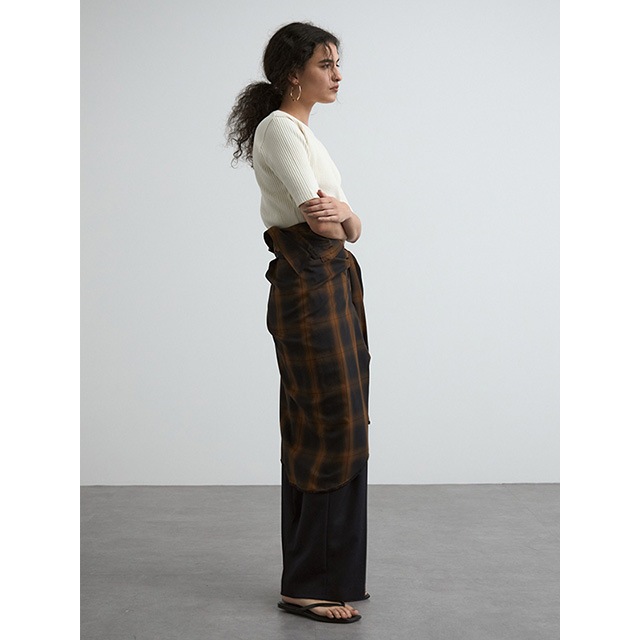 CREDONA / ����ɥ� ROME CHECK SHIRTS