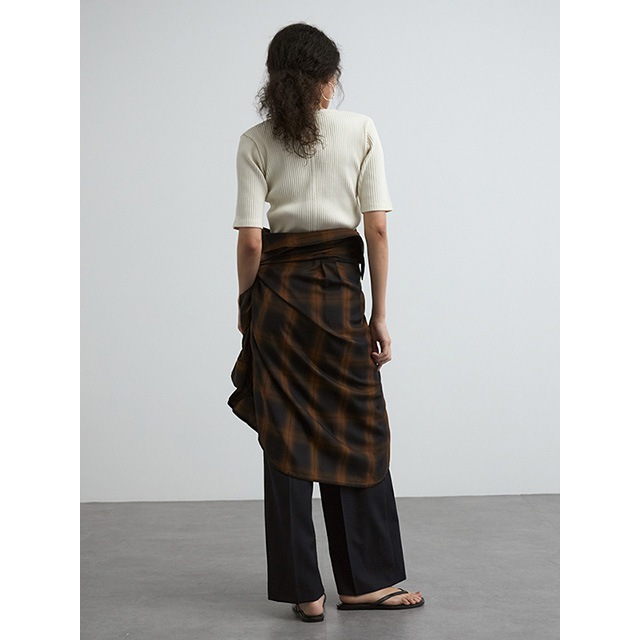 CREDONA / ����ɥ� ROME CHECK SHIRTS