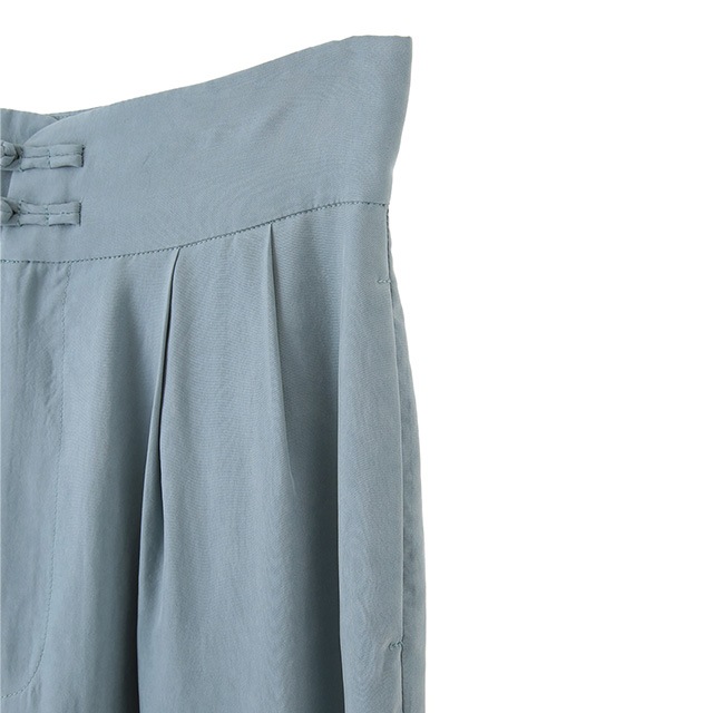 CLANE / �����  2TUCK CHINA SMOOTH PANTS