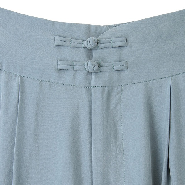 CLANE / �����  2TUCK CHINA SMOOTH PANTS