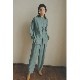 CLANE / �����  2TUCK CHINA SMOOTH PANTS