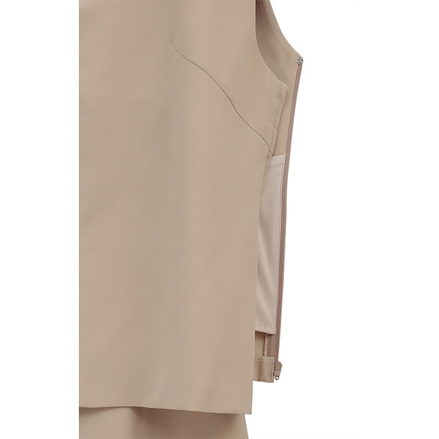 CLANE / ����� LAYERED BACK OPEN ONEPIECE