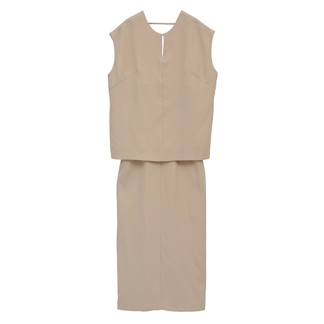 CLANE / ����� LAYERED BACK OPEN ONEPIECE