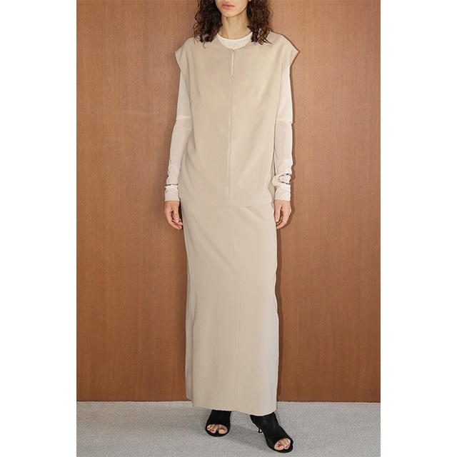 CLANE / ����� LAYERED BACK OPEN ONEPIECE