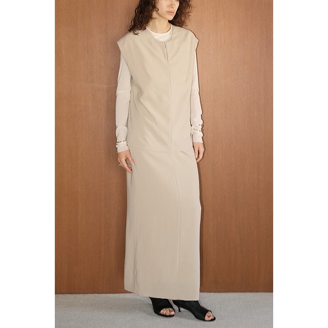 CLANE / ����� LAYERED BACK OPEN ONEPIECE