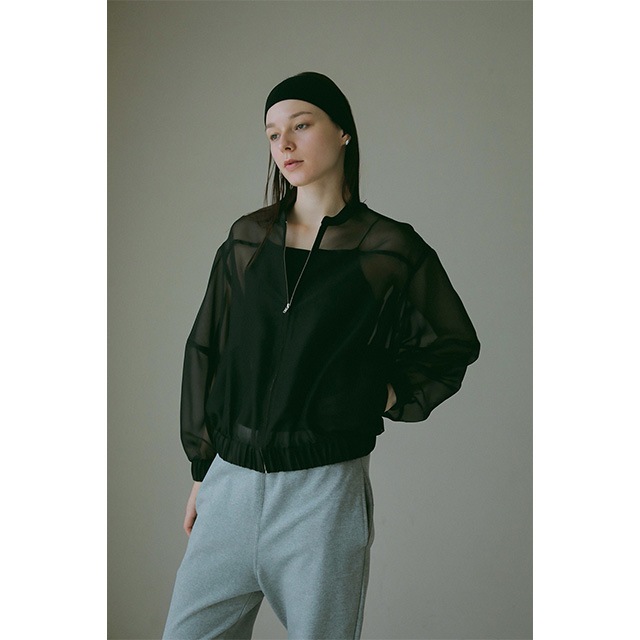 MANOF / �ޥΥ� SHEER VOLUME SLEEVE BLOUSON