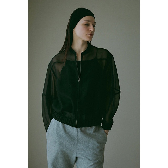 MANOF / �ޥΥ� SHEER VOLUME SLEEVE BLOUSON
