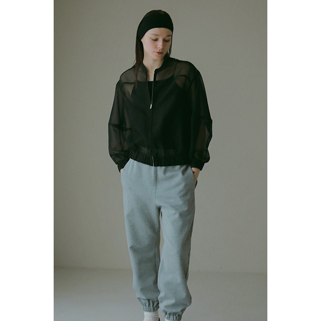 MANOF / �ޥΥ� SHEER VOLUME SLEEVE BLOUSON