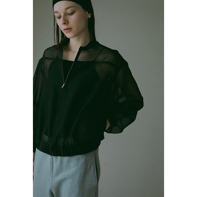 MANOF / �ޥΥ� SHEER VOLUME SLEEVE BLOUSON
