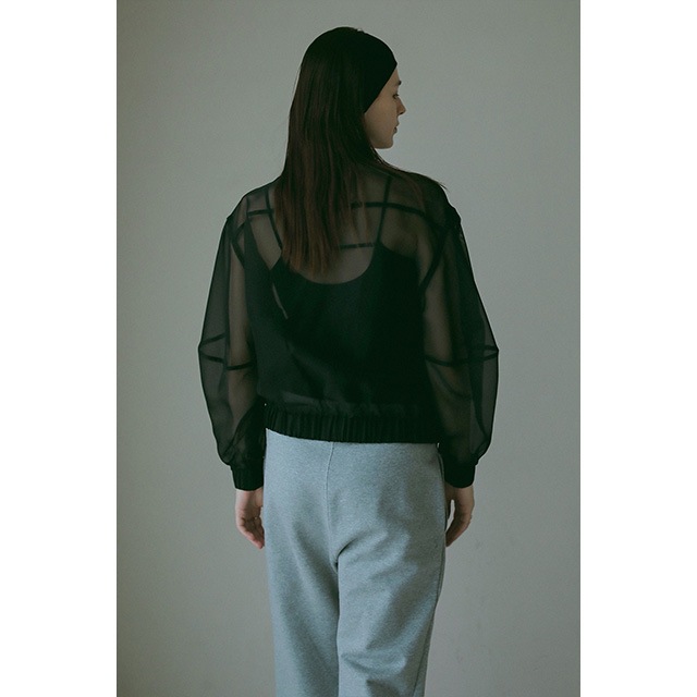 MANOF / �ޥΥ� SHEER VOLUME SLEEVE BLOUSON